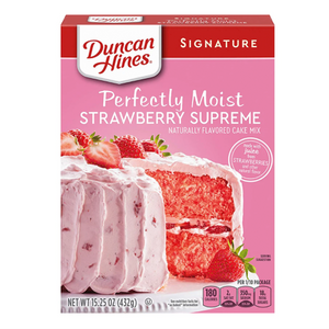 Harina para pastel duncan hines fresa supremo 432g pza