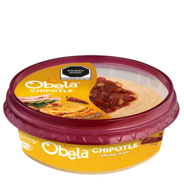 Hummus chipotle obela 198.4gr pza