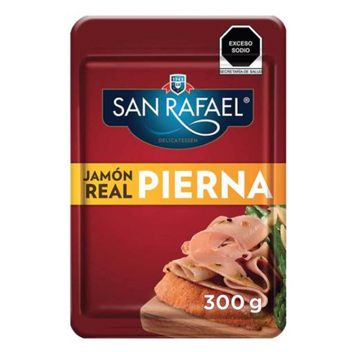 Jamón real de pierna san rafael 300 gr pza