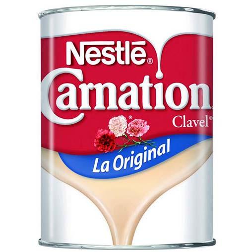 Leche evaporada carnation 360 gr pza