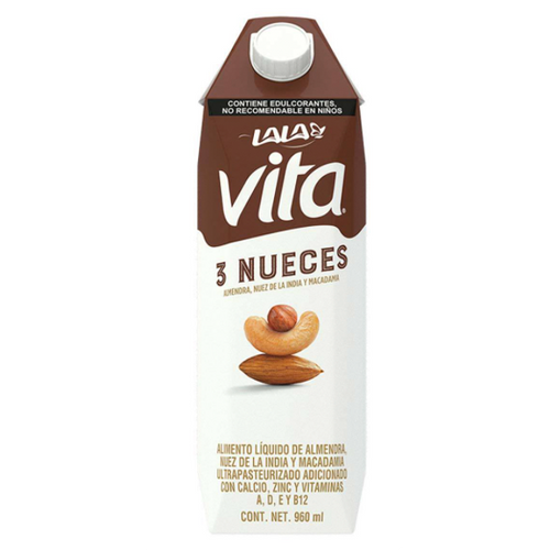 Leche de 3 nueces vita lala 960ml pza