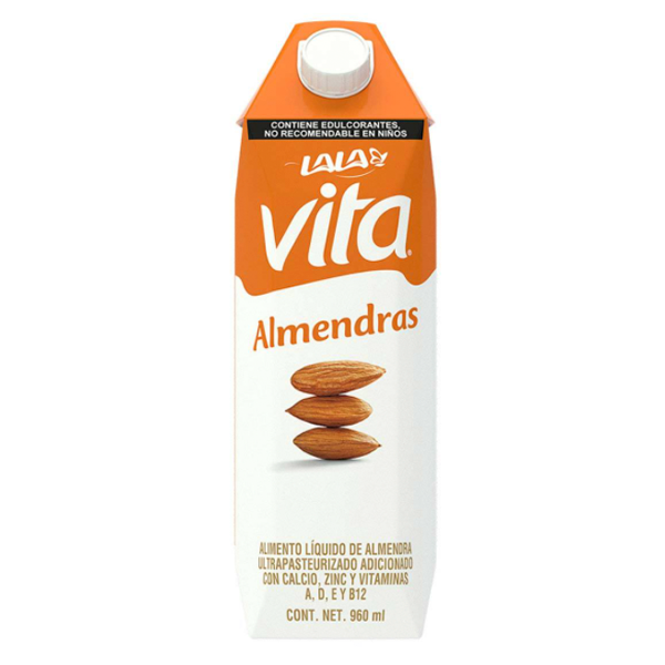 Leche de almendras vita lala 960ml pza