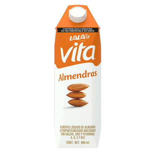 Leche de almendras vita lala 960ml pza