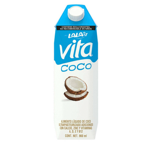 Leche de coco vita lala 960ml pza