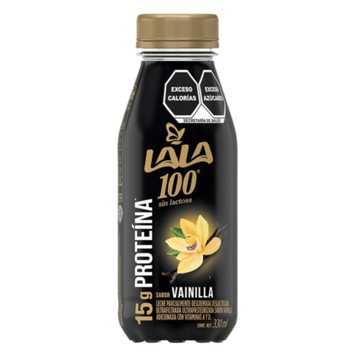 Leche 100 vainilla lala 330ml pza  VAINILLA 330ML
