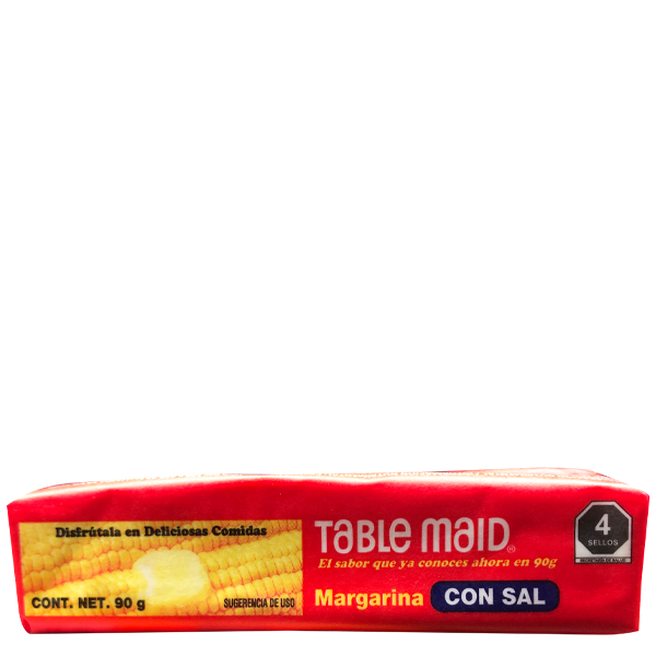 Margarina con sal table maid 90gr pza