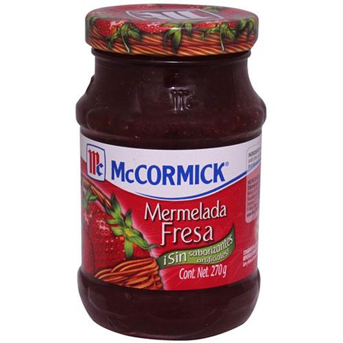 Mermelada fresa mccormick 270 gr pza