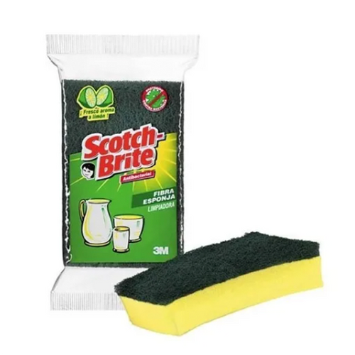 Mi fibra esponja med. scotch brite pz