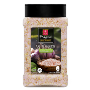 Mini sal rosa con ajo granular y minced pragna 500gr pza