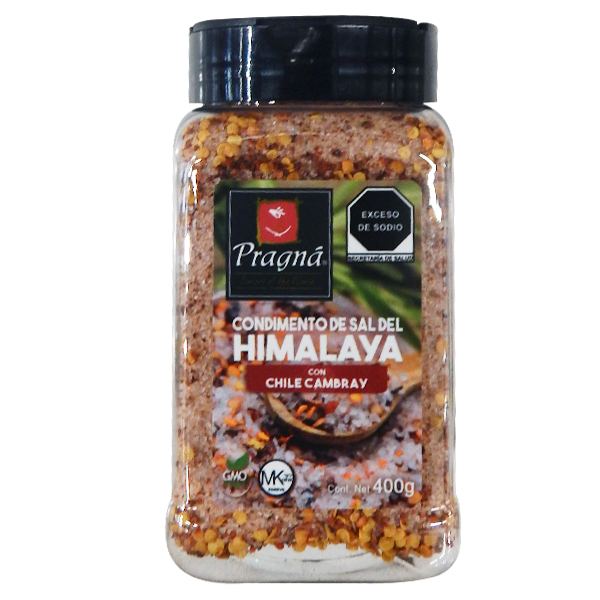 Sazonador cristales del Himalaya con chile cambray pragna 400gr pza