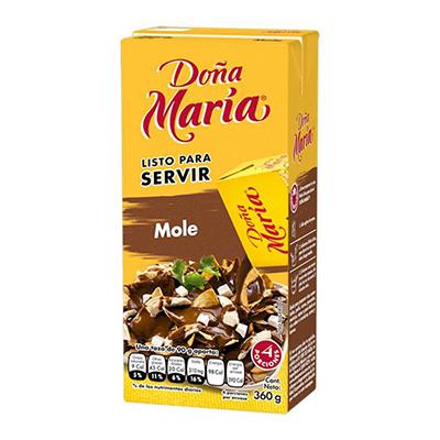 Mole doña maria listo para servir 360gr pza