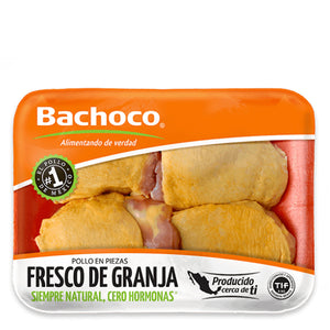 Muslo de pollo con hueso bachoco kg