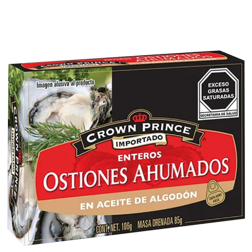 Ostiones ahumadas Crown Price 106gr pza