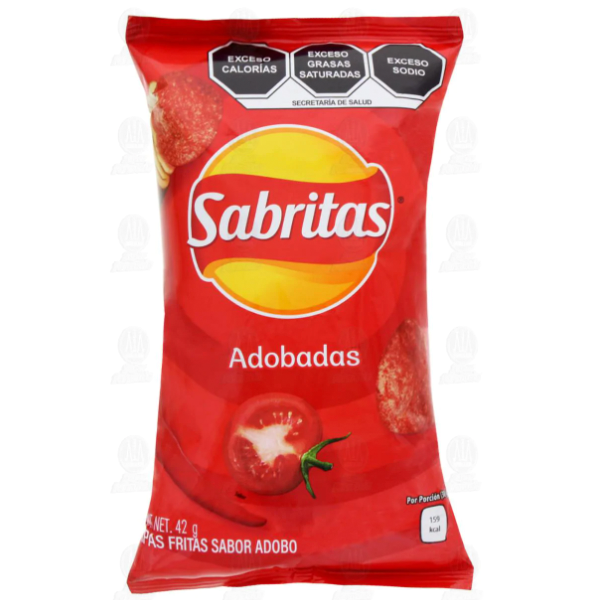 Papas sabritas adobadas 42gr