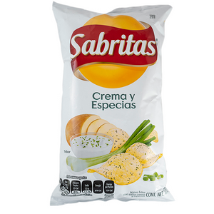 Papas sabritas crema y especias 170gr