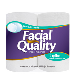 Papel higienico facial quality c/4
