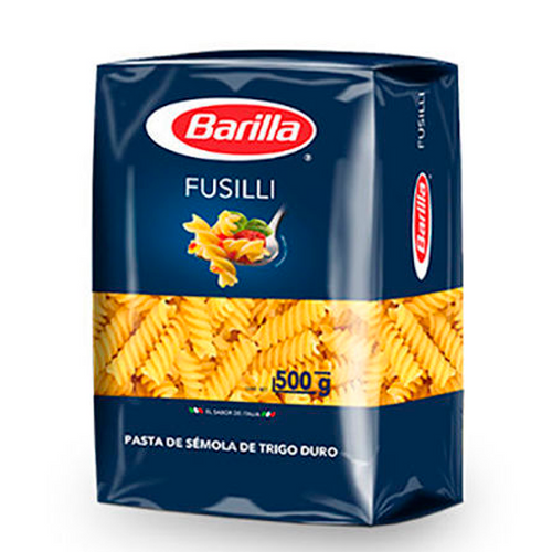 Pasta tornillo barilla fusilli 500 gr