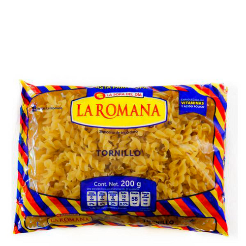 Pasta tornillo la romana 200 gr