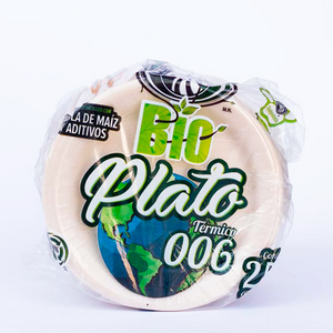 Plato pastelero 06 biodegradable reyma 25 pzas.