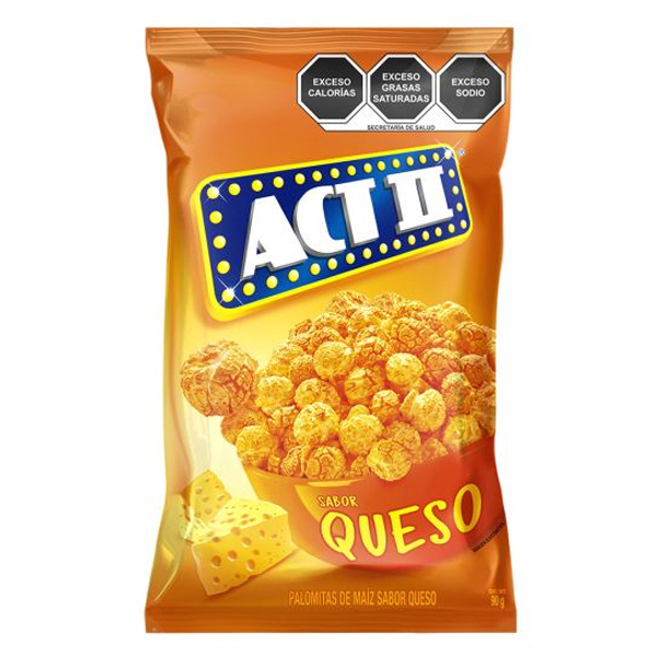 Palomitas queso cheddar explotadas act II 110g pza