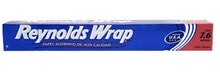 Papel aluminio reynolds 7.6 mts. pza