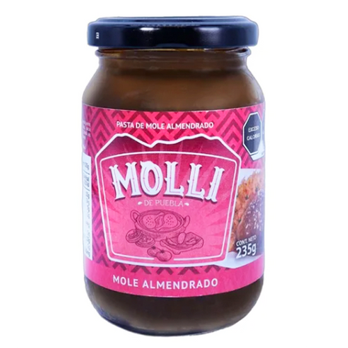 Pasta de mole almendrado molli 235gr pza