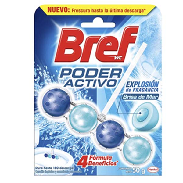 Pastilla sanitaria bref duo cubes original 50gr c/pza. pza