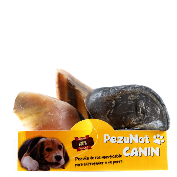 Pezuña de res masticable p/perros mezunat canin pza