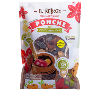 Ponche de frutas El rebozo 200g pza
