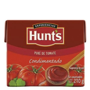 Pure de tomate hunts 210gr pza