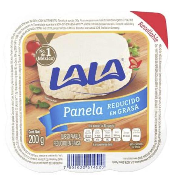 Queso panela light lala 200grs pza