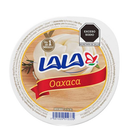 Queso oaxaca lala 400gr pza