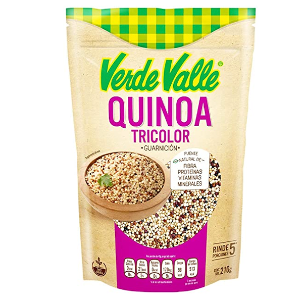 Quinoa tricolor verde valle 210gr pza