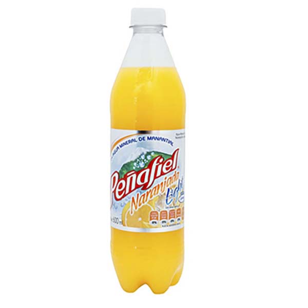 Refresco peñafiel naranjada c/jugo light 600ml pza