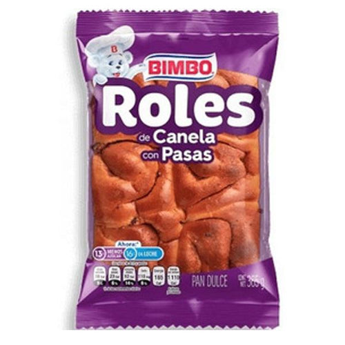 Roles canela bimbo c/6 pza