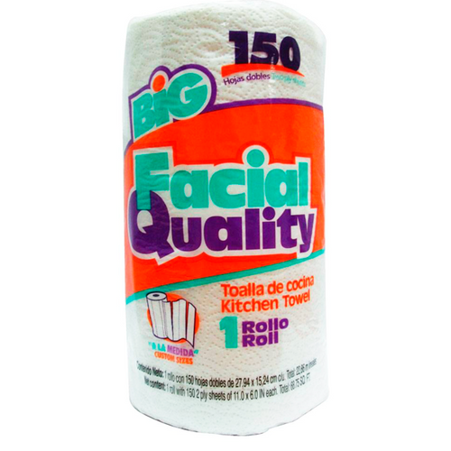 Servitoalla de cocina big facial quality 150 hojas