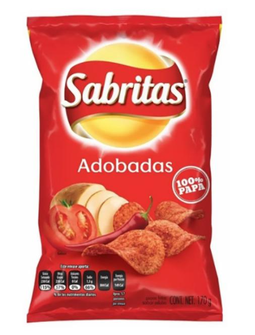 Sabritas adobadas 170gr pza