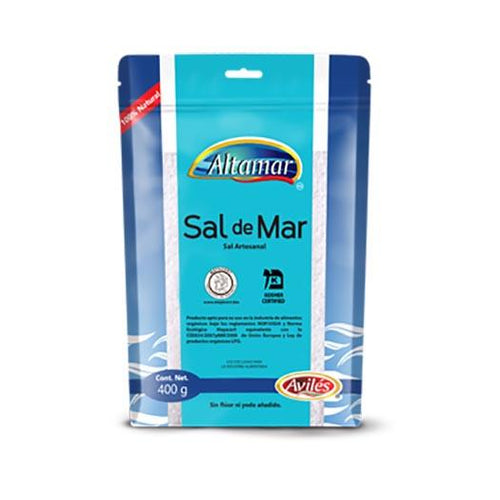 Sal de mar altamar aviles 400gr pza