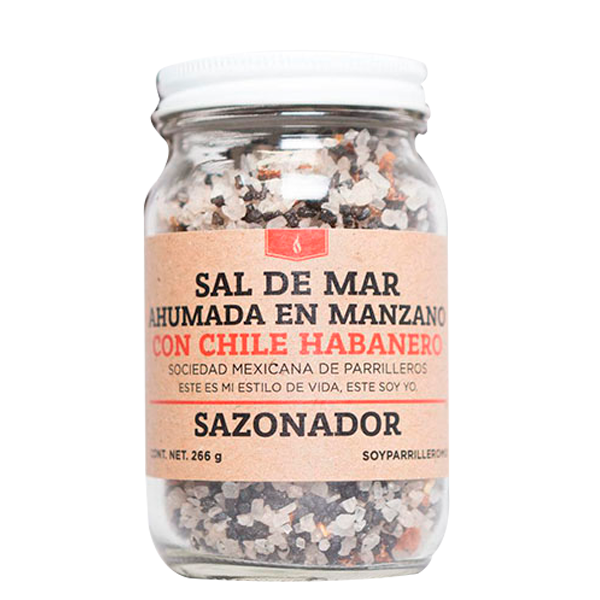 Sal ahumada leña de manzano habanero smp 266gr pza