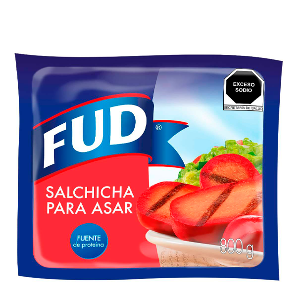 Salchicha para asar fud 800gr pza