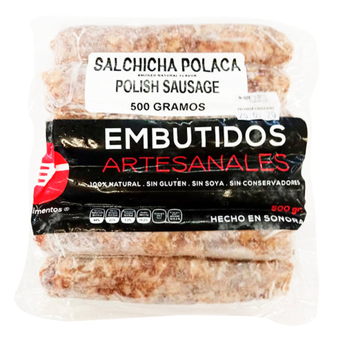 Salchicha polaca ravi 500gr pza