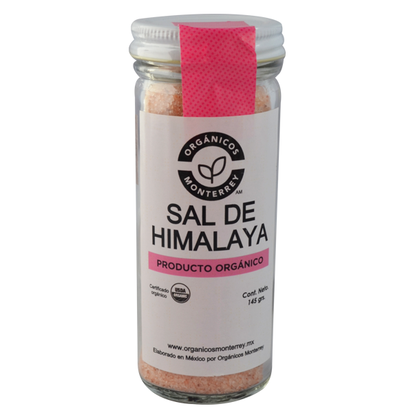 Sal del himalaya orgánicos monterrey 145g pza