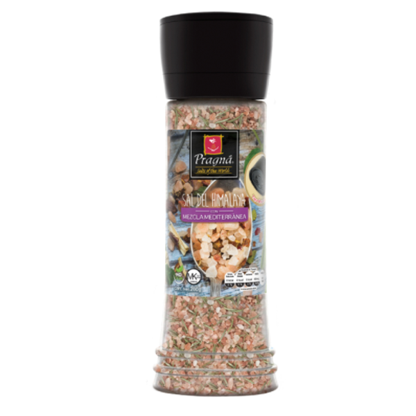 Sal rosa granular mediterránea chef size pragna 260g pza