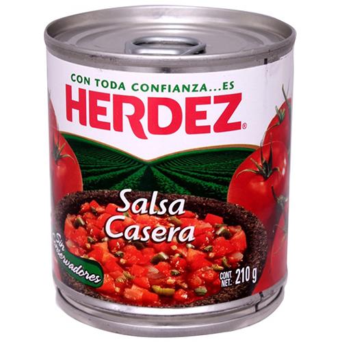 Salsa casera herdez 210 gr pza