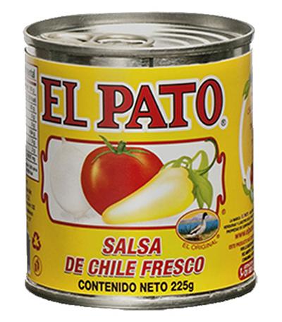 Salsa de chile el pato 225 gr pza