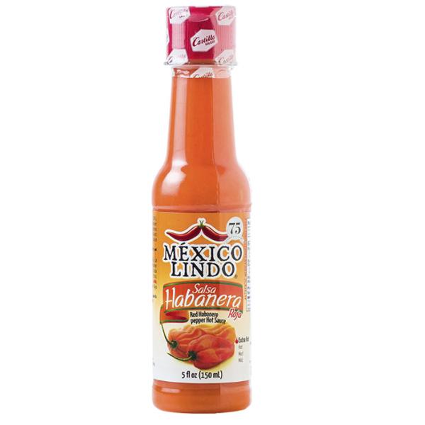 Salsa habanera roja castillo 150 ml pza