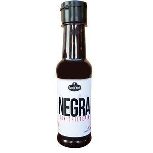 Salsa negra con chiltepin modeloz 180ml pza