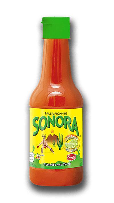 Salsa picante sonora con limon 355 ml pza