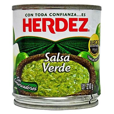 Salsa verde herdez 210 gr pza