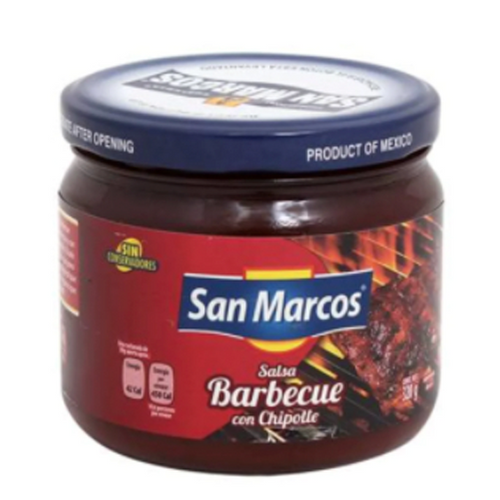 Salsa bbq chipotle san marcos 320gr pza